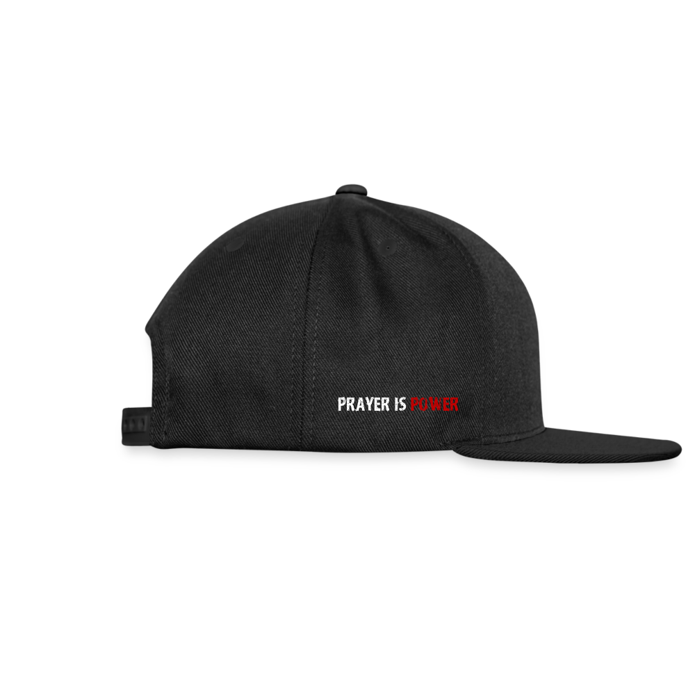 Prayer Is Power Snapback(Red/White) - black
