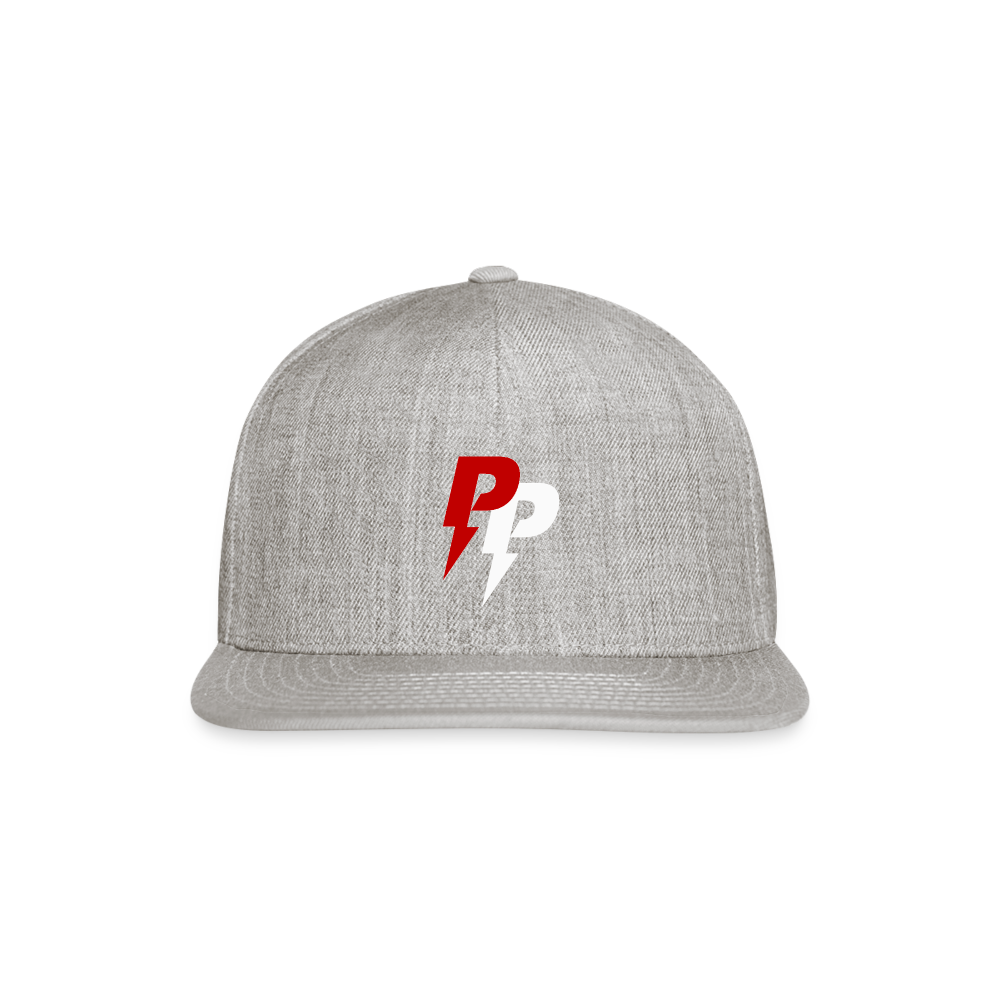 Prayer Is Power Snapback(Red/White) - heather gray