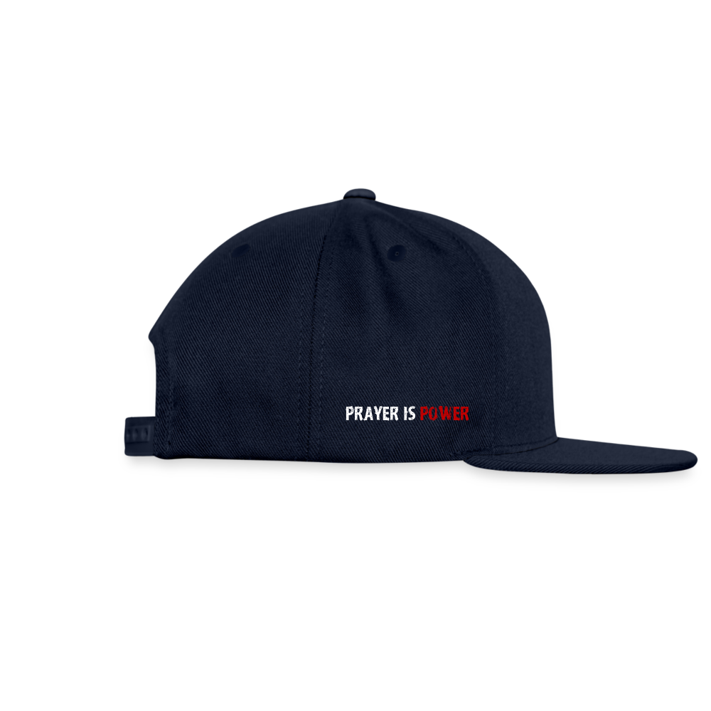 Prayer Is Power Snapback(Red/White) - navy
