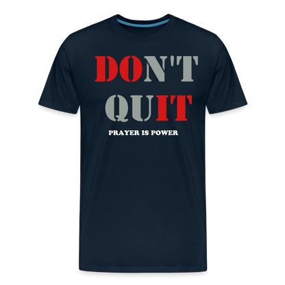 Don't Quit Tee - deep navy