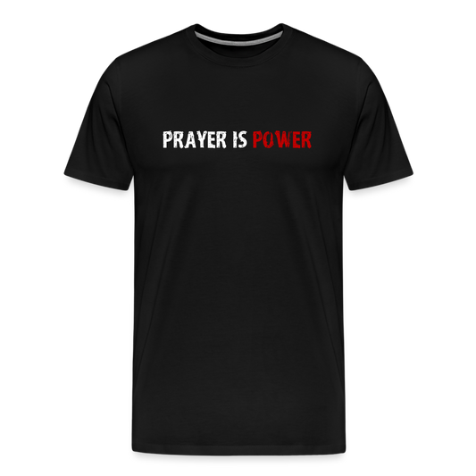 Prayer Is Power(Red/White) - black