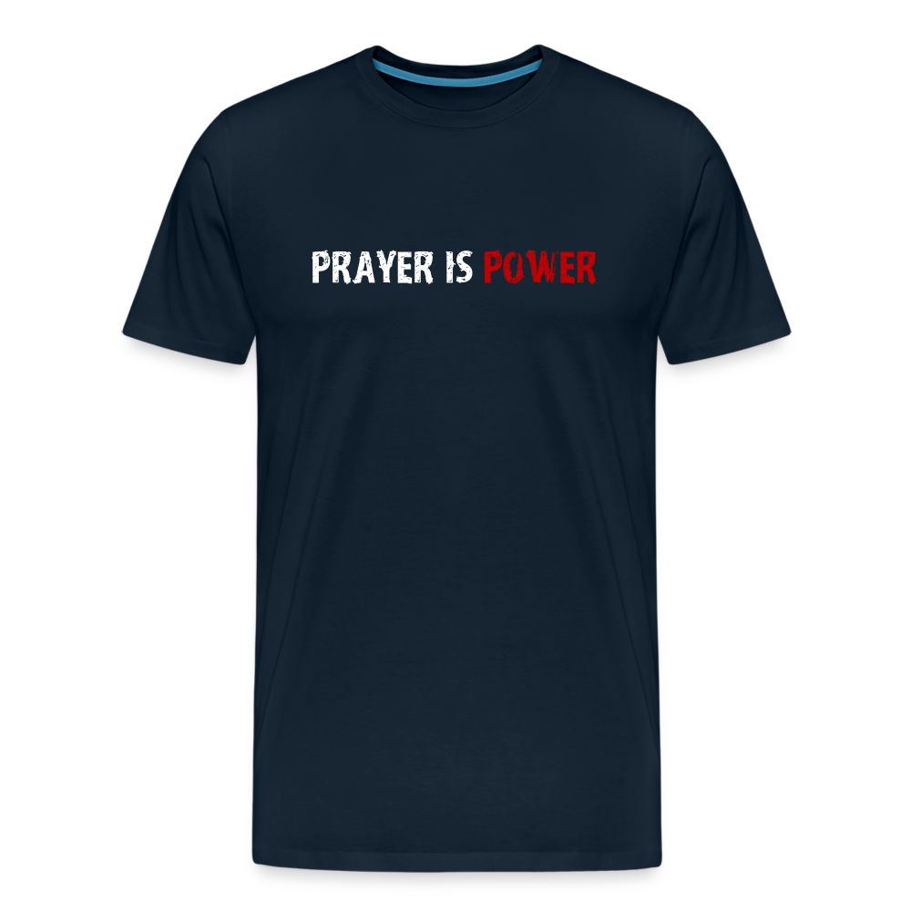 Prayer Is Power(Red/White) - deep navy