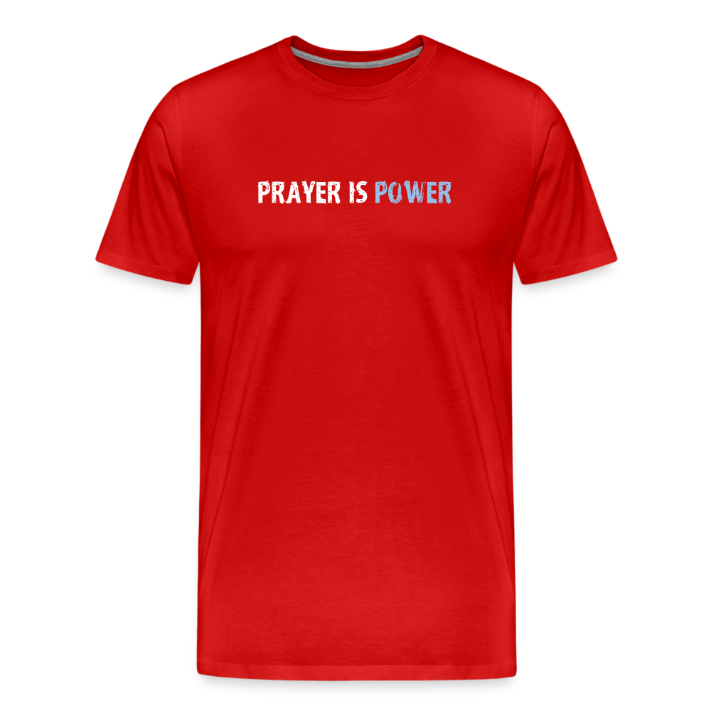 Prayer Is Power(UNC/White) - red