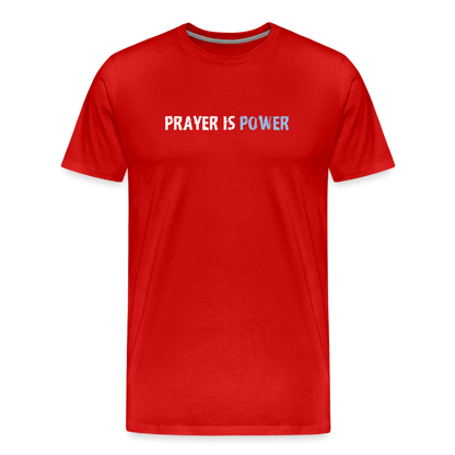 Prayer Is Power(UNC/White) - red