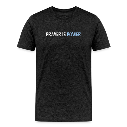 Prayer Is Power(UNC/White) - charcoal grey