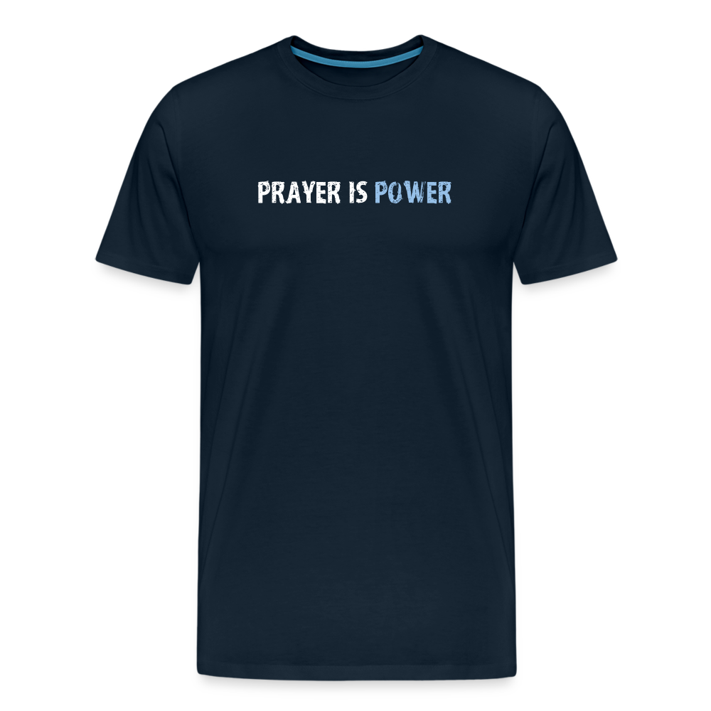 Prayer Is Power(UNC/White) - deep navy