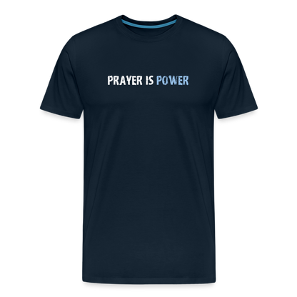 Prayer Is Power(UNC/White) - deep navy