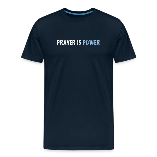 Prayer Is Power(UNC/White) - deep navy