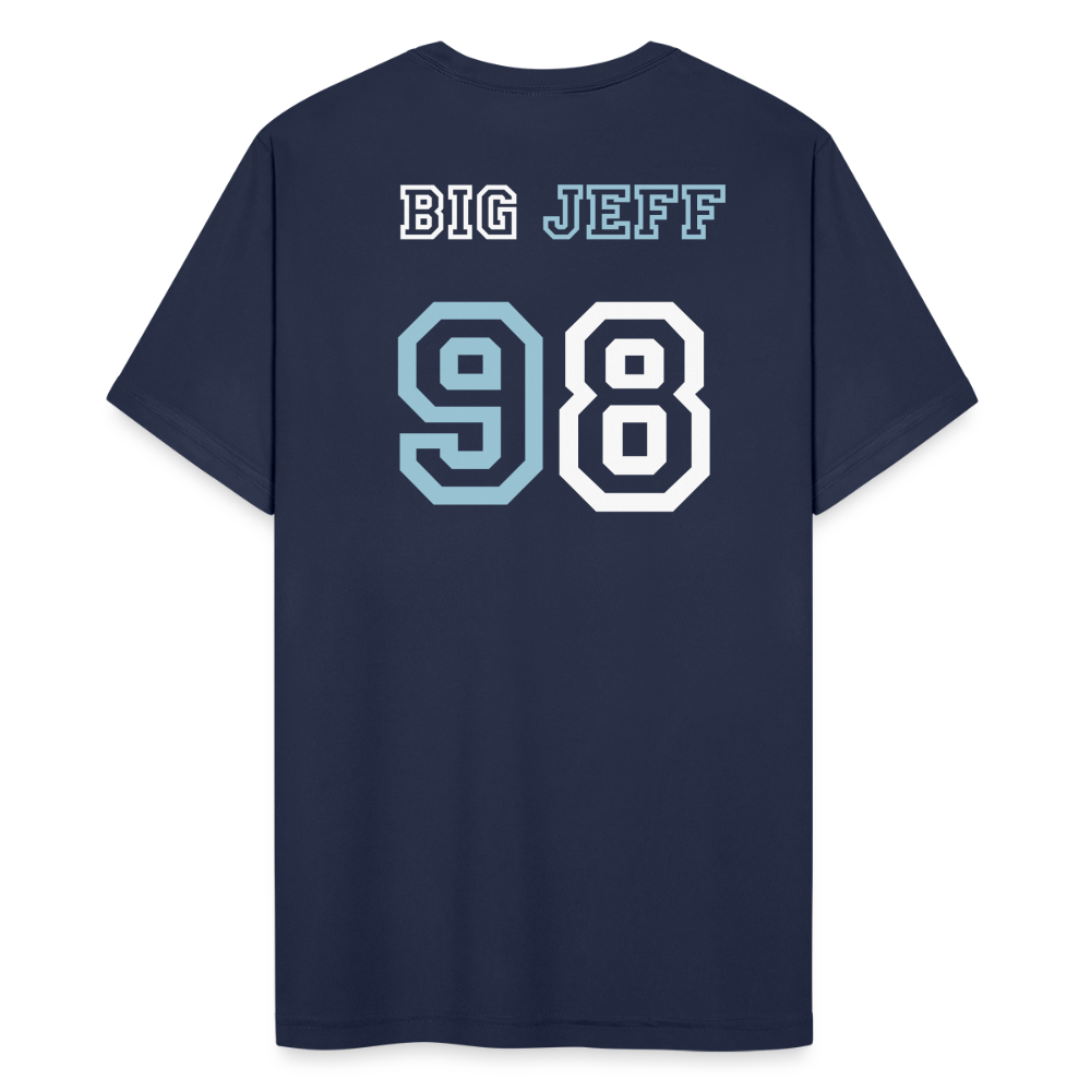 Prayer Is Power(Big Jeff) Dri-Fit Performance T-Shirt - navy