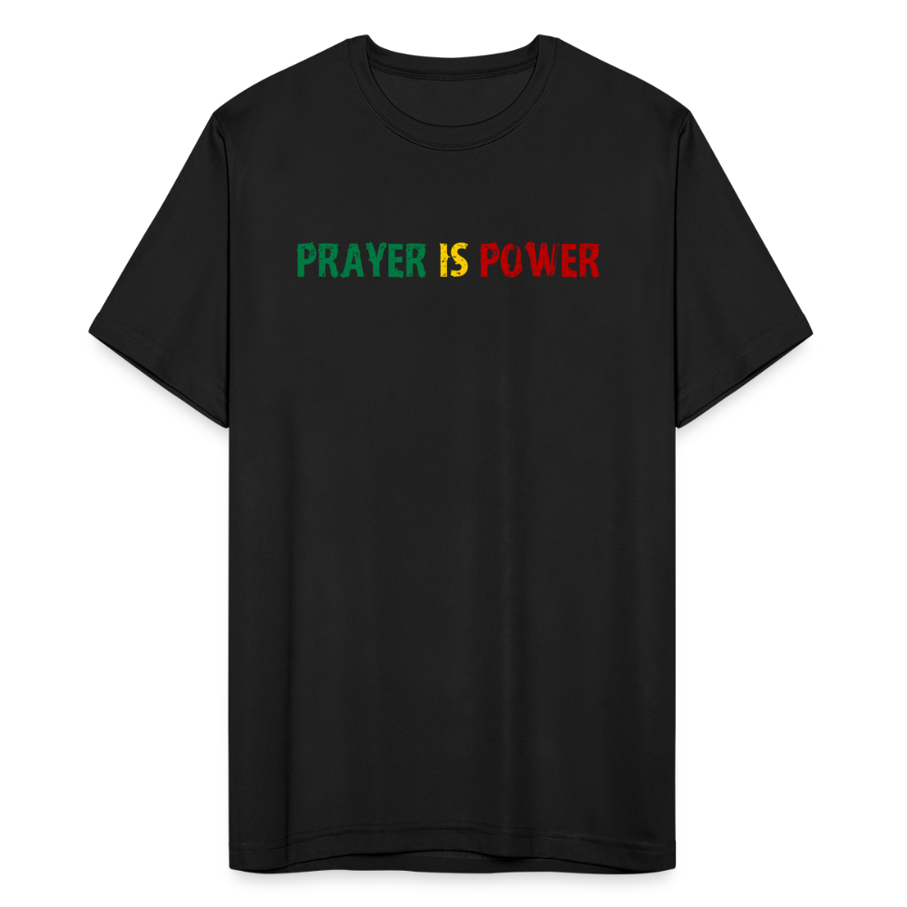 Prayer Is Power(Juneteenth) Dri-Fit Performance T-Shirt - black