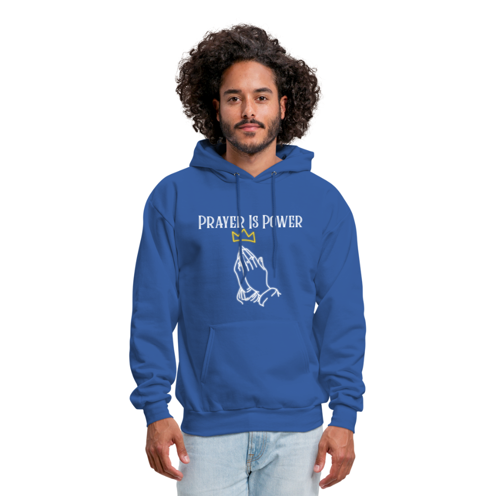 Royalty Series(White Letters) Hoodie - royal blue