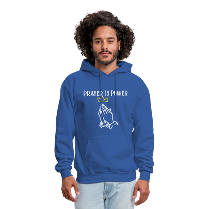 Royalty Series(White Letters) Hoodie - royal blue