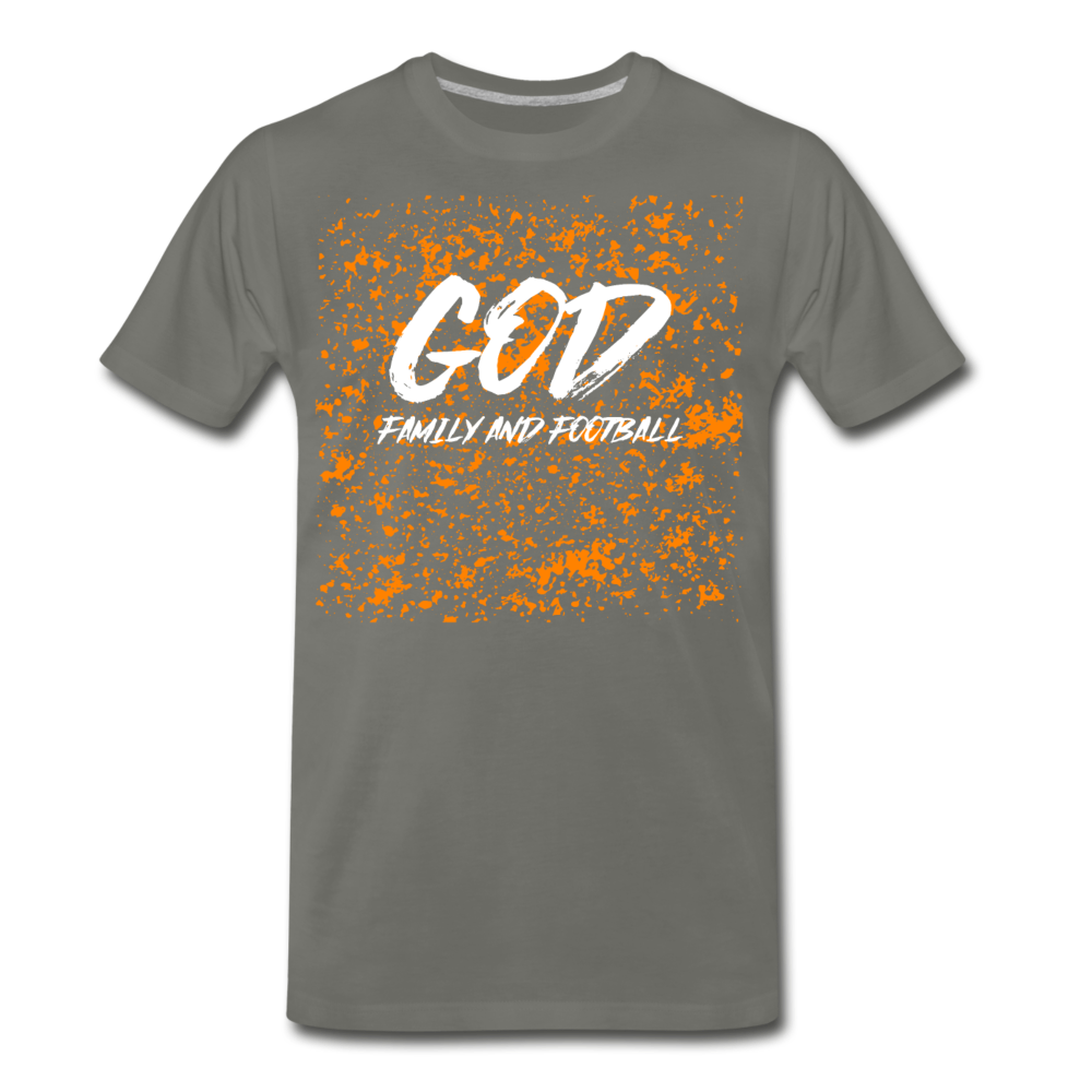 God, Family, and Football(Volunteer) - asphalt gray