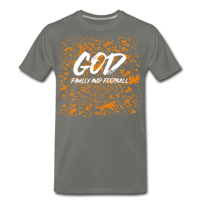 God, Family, and Football(Volunteer) - asphalt gray