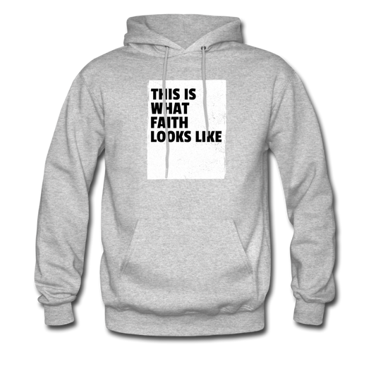 Look Like Faith Hoodie - heather gray