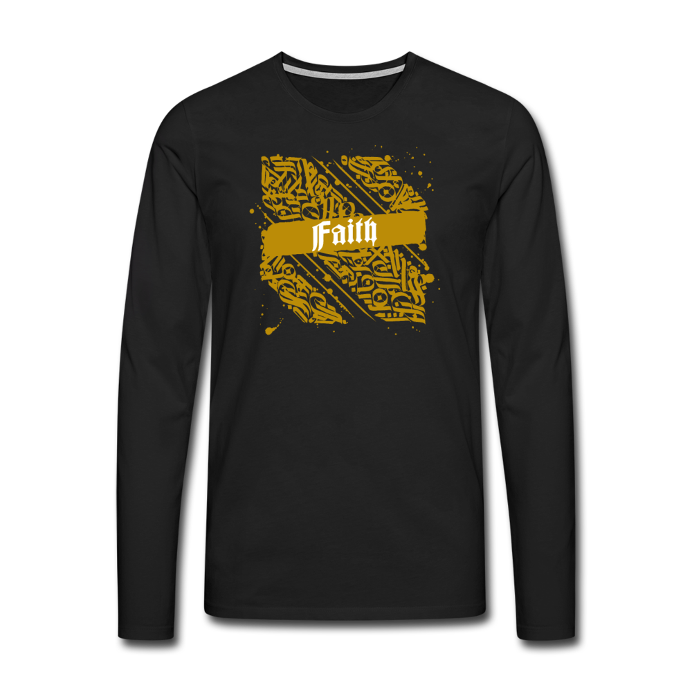 Faith Long Sleeve T-Shirt - black