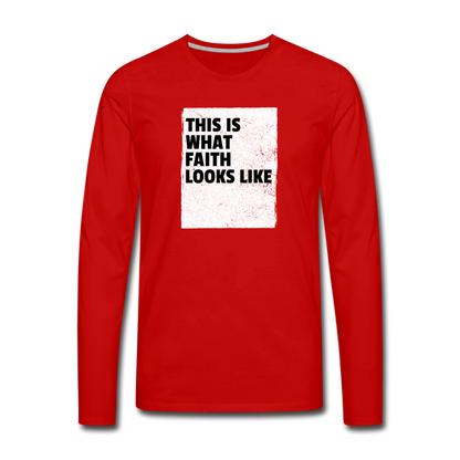 Look Like Faith Long Sleeve - red