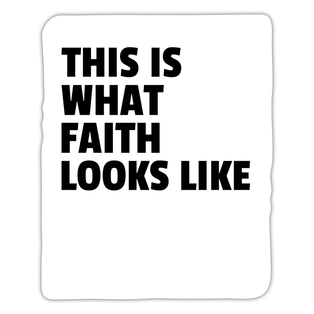 Look Like Faith Sticker - white matte