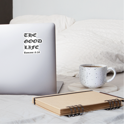 The Good Life Sticker - white matte