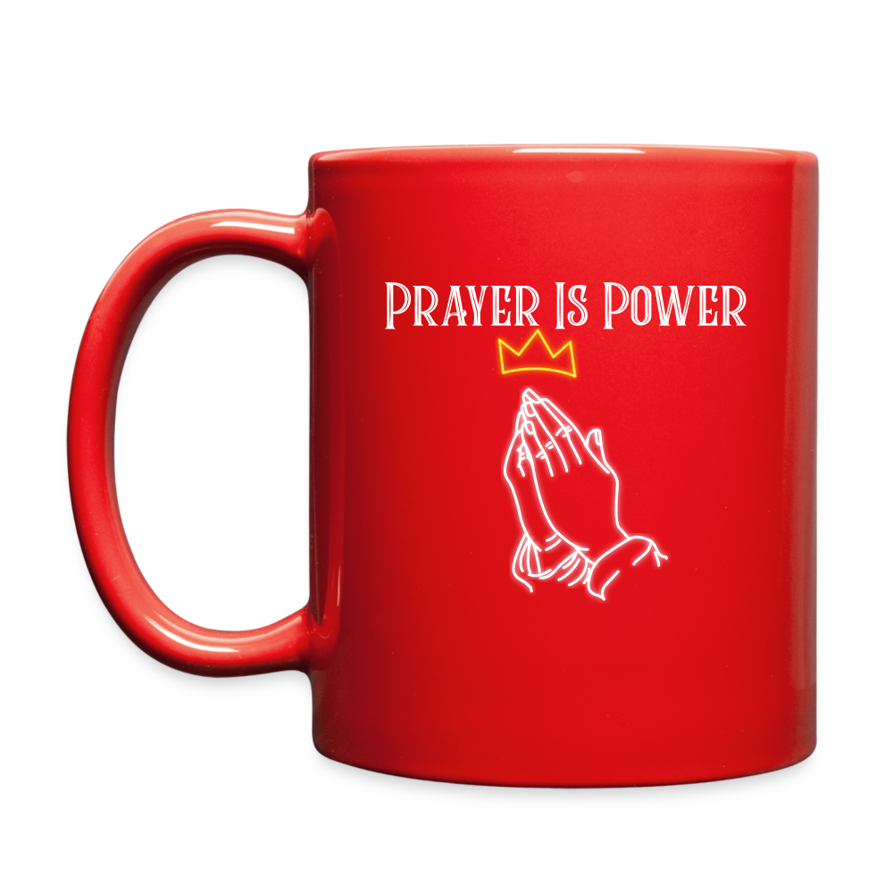 Dream Big, Pray Bigger Mug - red